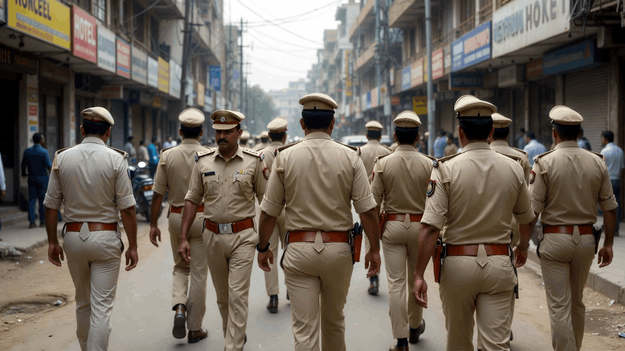 पुलिसकर्मी (सांकेतिक तस्वीर))