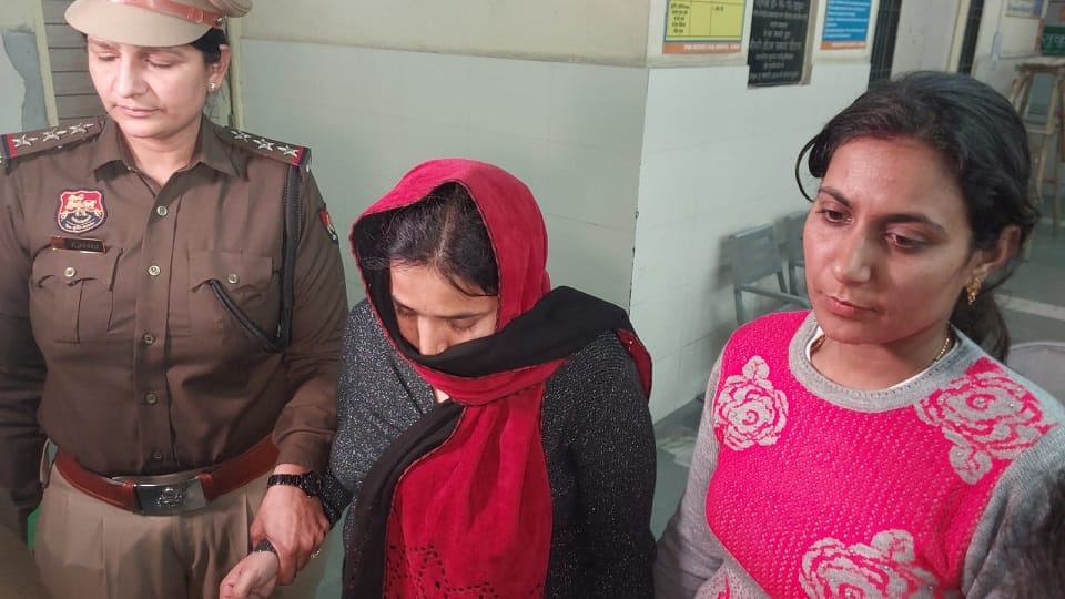 All four accused officers were produced in court