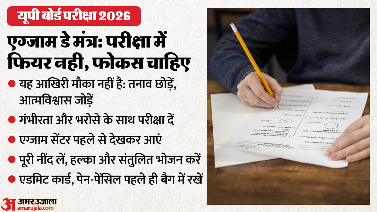 UP Board Exam 2026: Online Live Session Guides Students to Stay Stress-Free and Confident