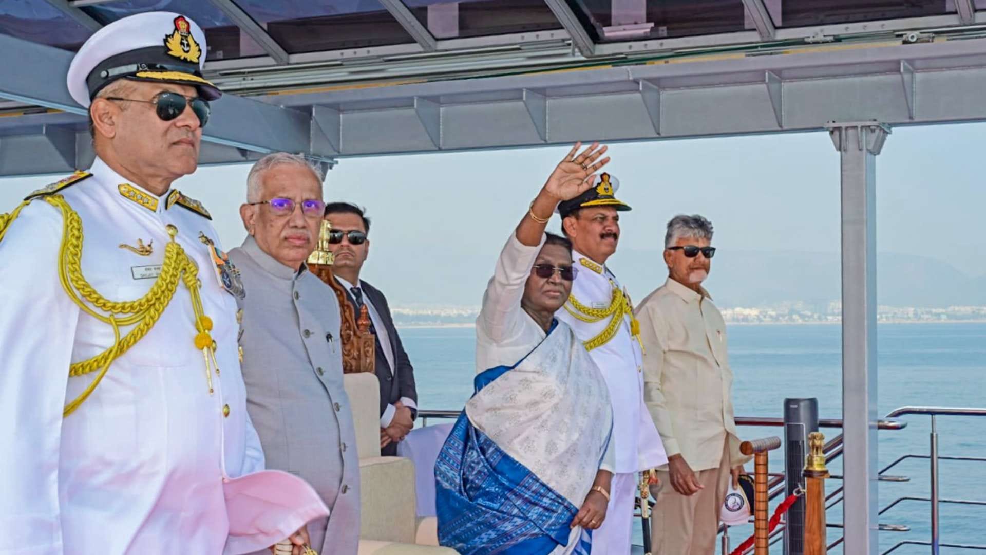 Indian Navy roars in Visakhapatnam 70+ countries witness India maritime might at IFR 2026 Murmu observes