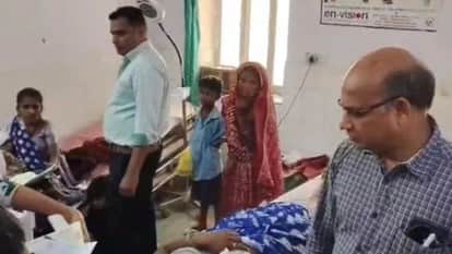 Road accident in Dungarpur, two innocent children died in their mother's lap