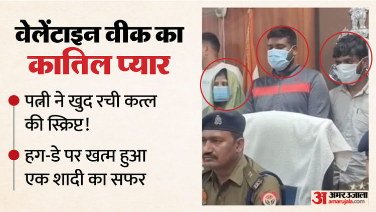 हग-डे पर पति को मरवा डाला: दो साल से बीवी दे रही थी धोखा, गांव के युवक से थे अवैध संबंध, आशिक ने बांके से काटा