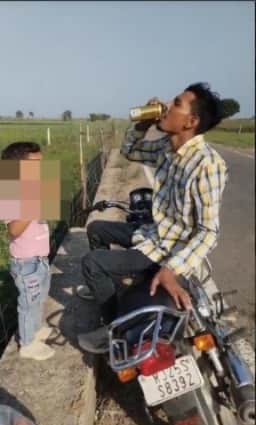 बच्चे को सिगरेट और एनर्जी ड्रिंक पिलाने का मामला पकड़ रहा तूल।