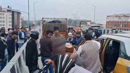 Road accident on Haridwar Moti Chur flyover bike rider dies Uttarakhand news in hindi