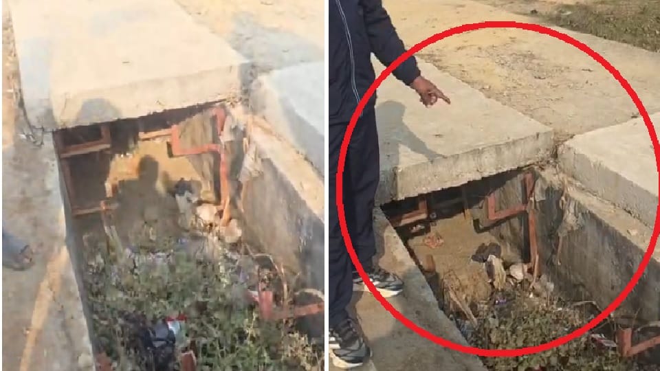 12 year old boy dies after falling into an open drain in Gorakhpur