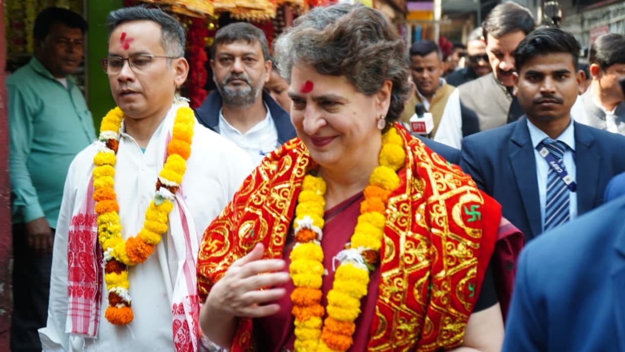 assam assembly elections congress chargesheet priyanka gandhi bjp government allegations