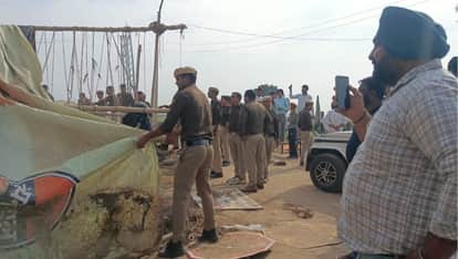 Clash between farmers and police in Ambala: Tents and tents uprooted, farmers warn of highway blockade