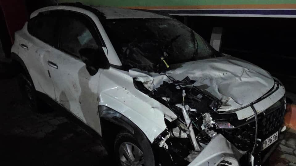 Four youths killed as speeding car falls into drain in Mathura