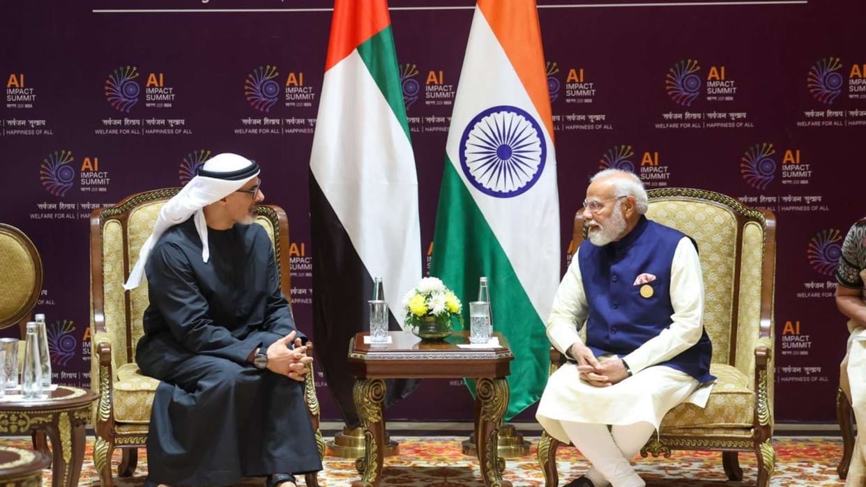 AI Impact Summit 2026 Update India-UAE Partnership Important Meeting Between PM Modi and Crown Prince