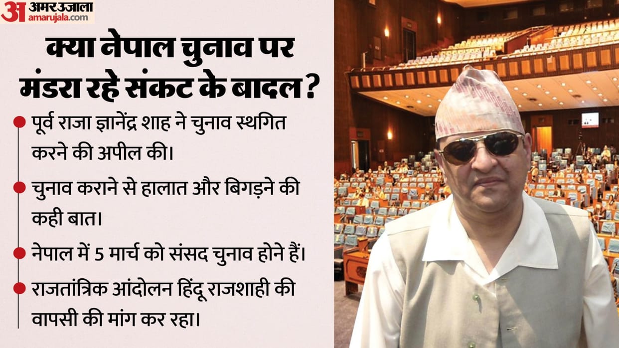 Nepal election Days before former King message sparks political controversy News In Hindi