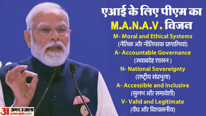 PM Modi MANAV Vision for AI moral and ethical system accountable governance and national sovereignty hindi new