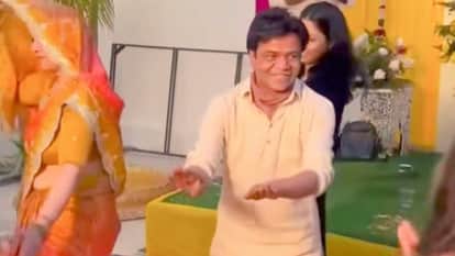 Actor Rajpal Yadav danced with his family at his niece's wedding in Shahjahanpur
