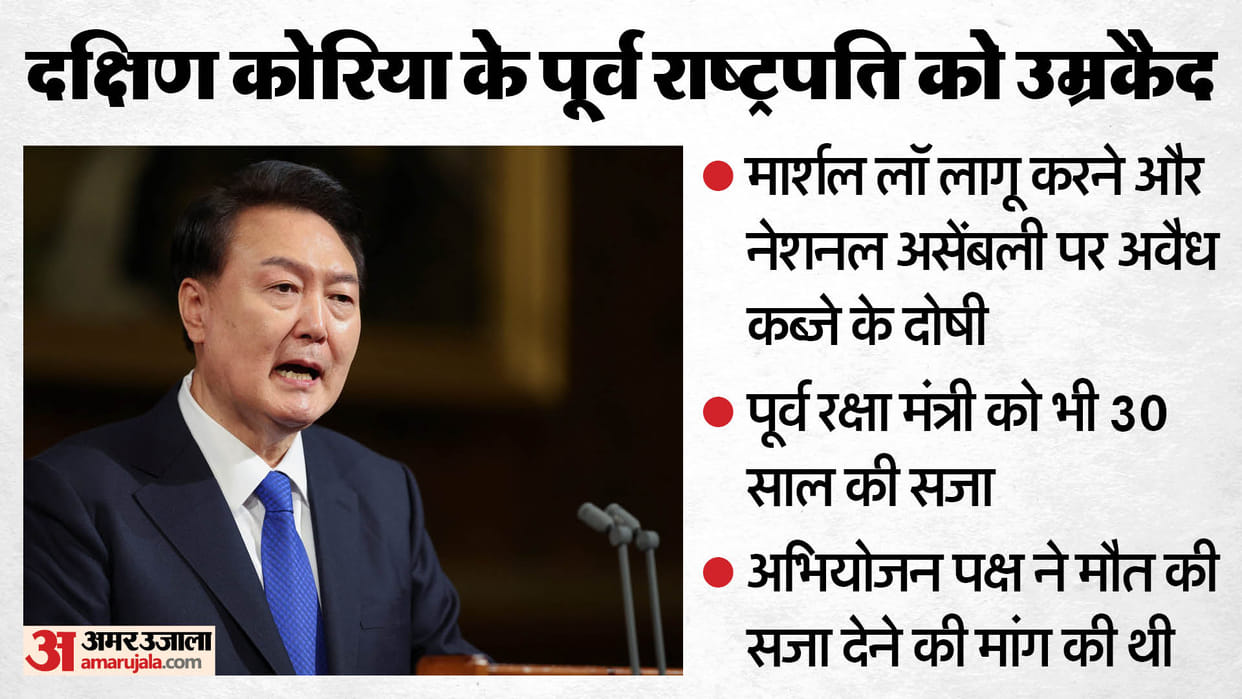 South Korea former President Yoon Suk Yeol receives life sentence for imposing martial law