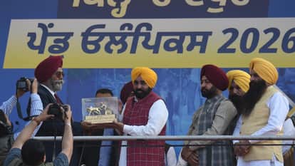 CM Bhagwant Mann reached the closing ceremony of Kila Raipur Rural Olympics