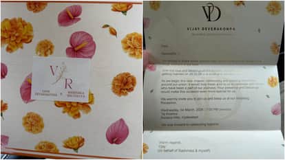 Rashmika Mandanna Vijay Deverakonda Wedding Invitation Box Video Viral Know What Is Inside This Hamper