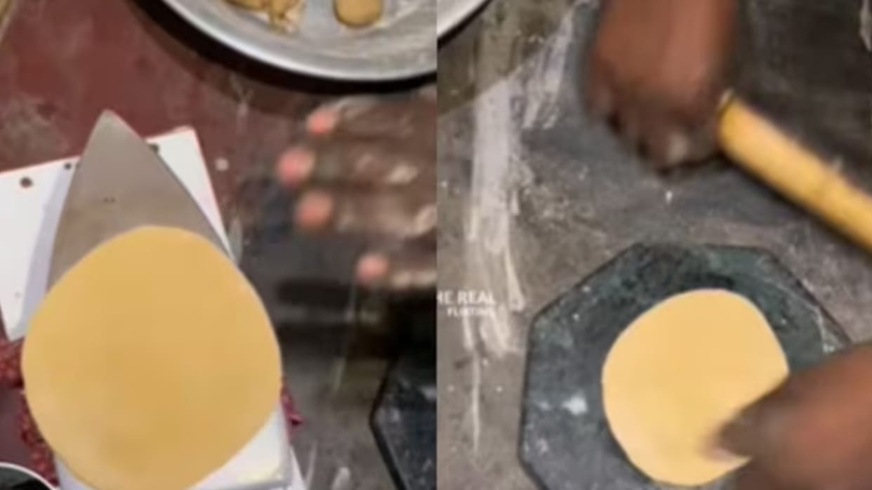 desi jugaad roti made on electric iron without gas watch funny video viral