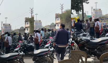 Orai Two groups clashed after a woman was teased the ruckus continued for hours in the presence of police