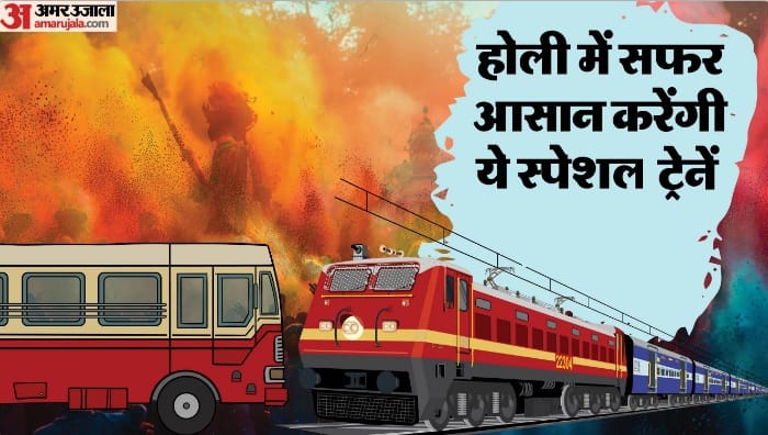 Kanpur Holi Railways will run two pairs of special trains frequency of 11 pairs of trains will also increased