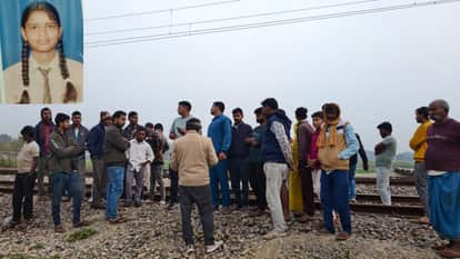student committed suicide by jumping in front of train in jaunpur