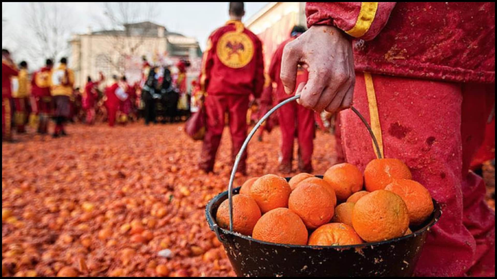 Holi Like Celebration In World Famous Colorful Festivals La Tomatina To Battle Of Orange