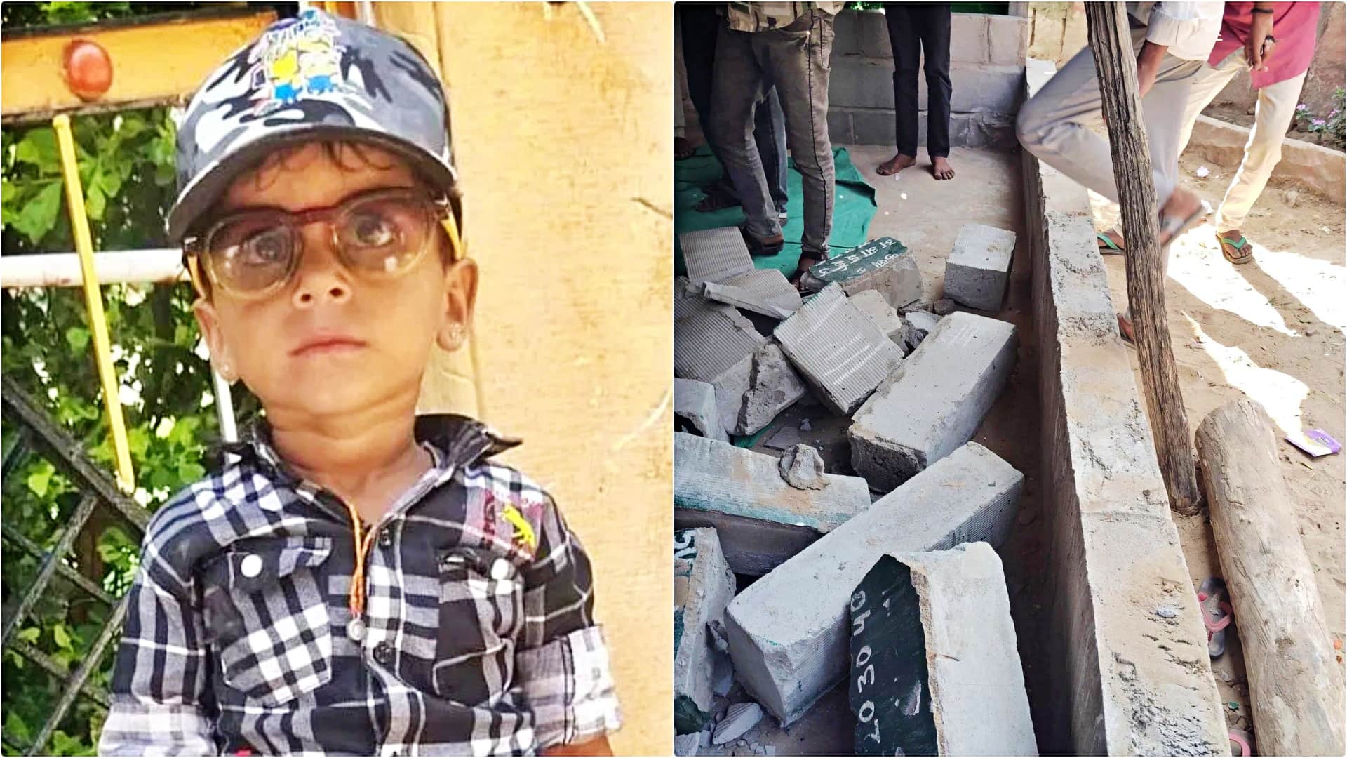 स्कूल की दीवार गिरने से मासूम बच्ची की मौत