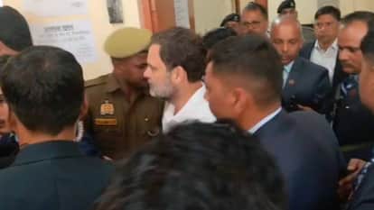 Rahul Gandhi reach Sultanpur court to record his statement in case of comment on Amit Shah