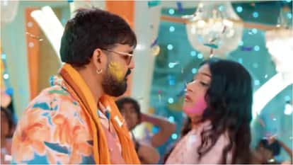 Power Star Pawan Singh and Shivani Singh Holi Special Bhojpuri Song satrangi Salwarwa Released