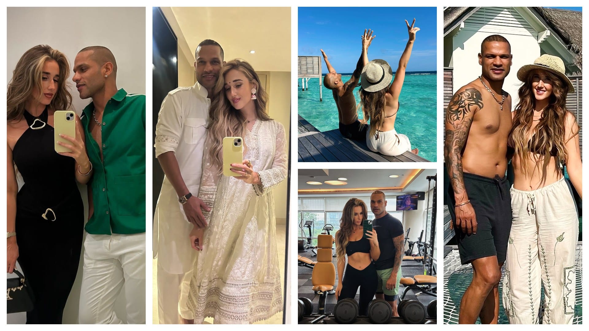 Shikhar Dhawan Sophie Shine Sangeet Dance Viral Video Cricketer Shikhar Dhawan Wedding News in Hindi