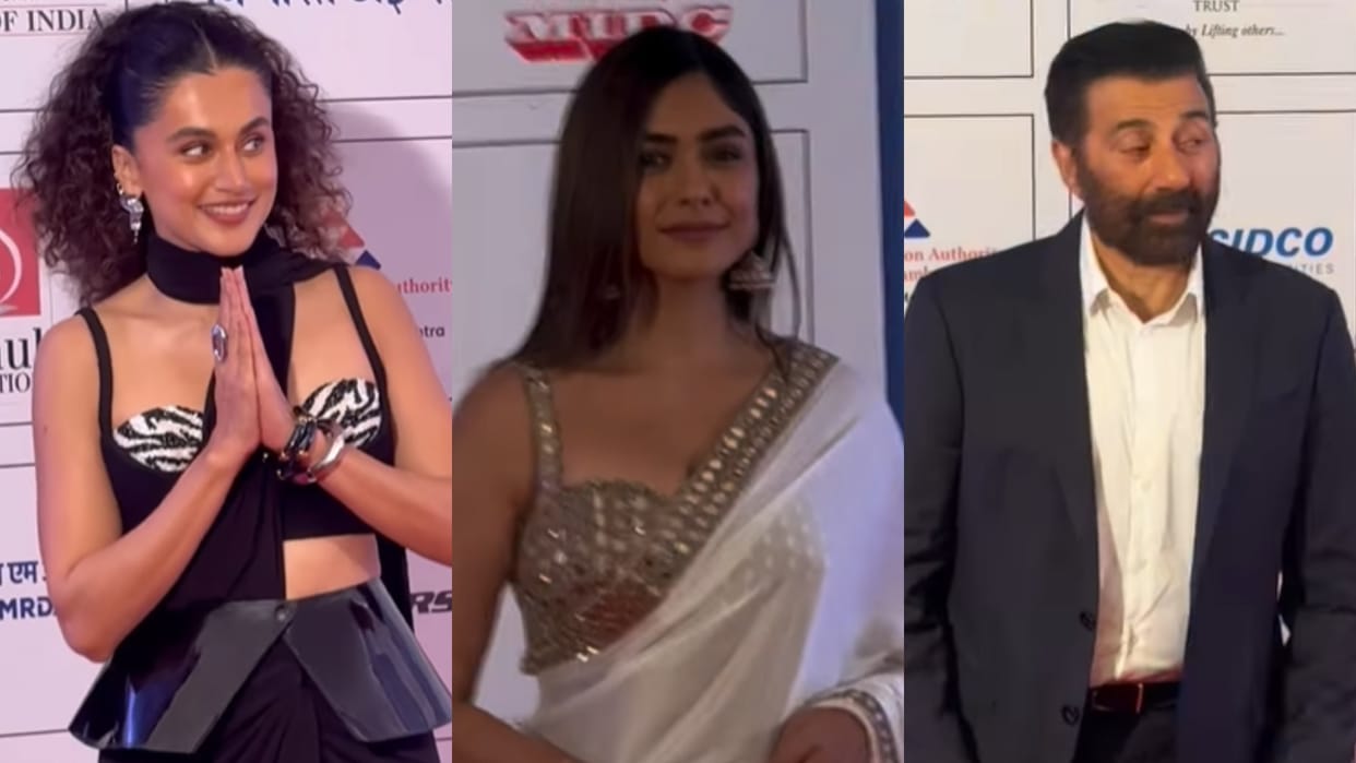 Assi Movie Actress Tapsee Pannu To Mrinal Thakur And Sunny Deol Attend Mumbai Event