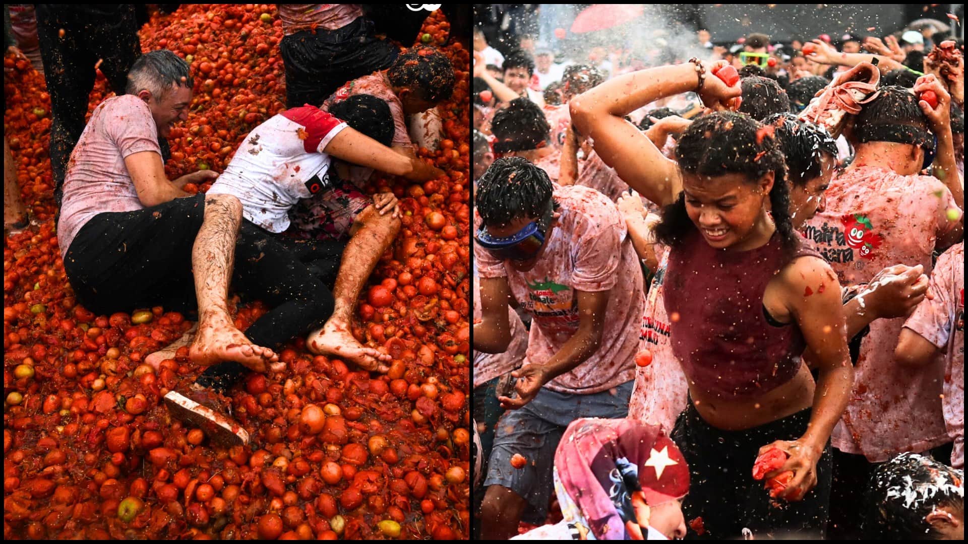 Holi Like Celebration In World Famous Colorful Festivals La Tomatina To Battle Of Orange