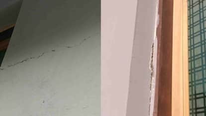 Five buildings in Bhatwadi developed cracks due to an explosion during construction Uttarkashi News