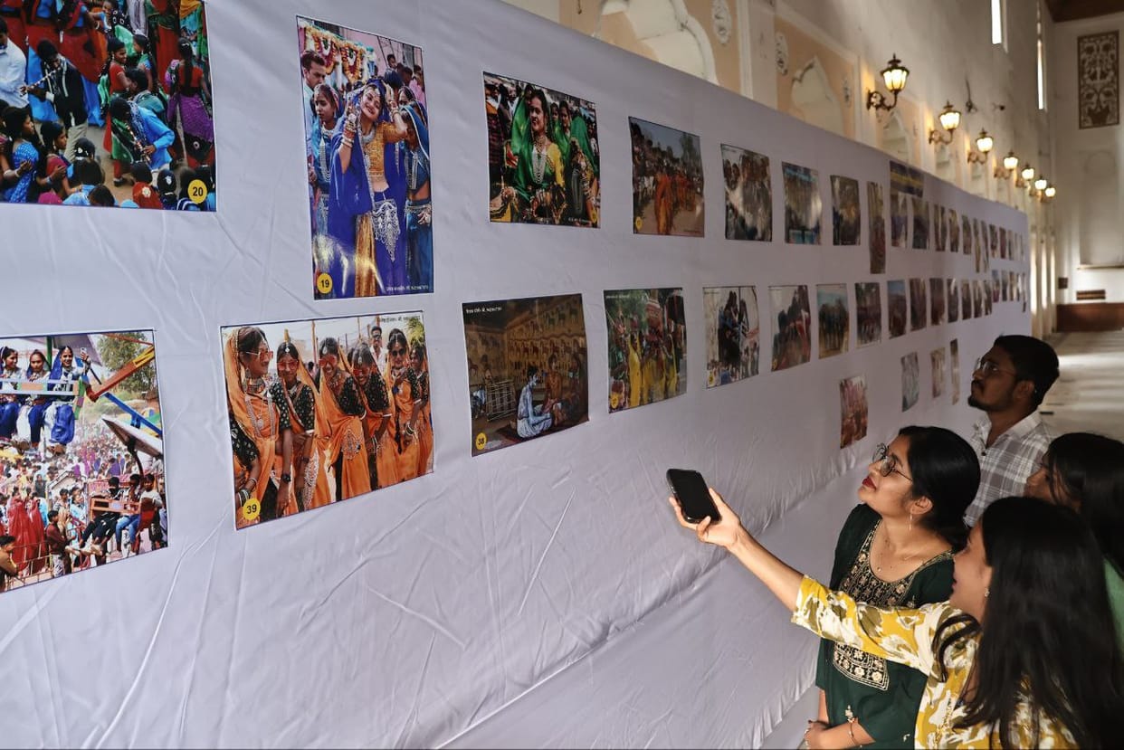 Indore News Jatra 2026 tribal festival begins at Gandhi Hall featuring Pithora art and folk dances