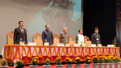 CDS General Anil Chauhan visits Srinagar garhwal villagers from his ancestral village Gavana also come to meet