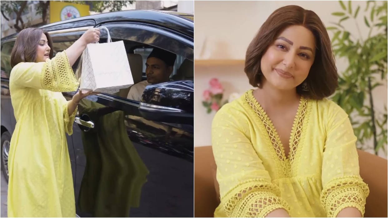 Ramadan Mubarak: Hina Khan distribute Iftari with others shares lovely Video