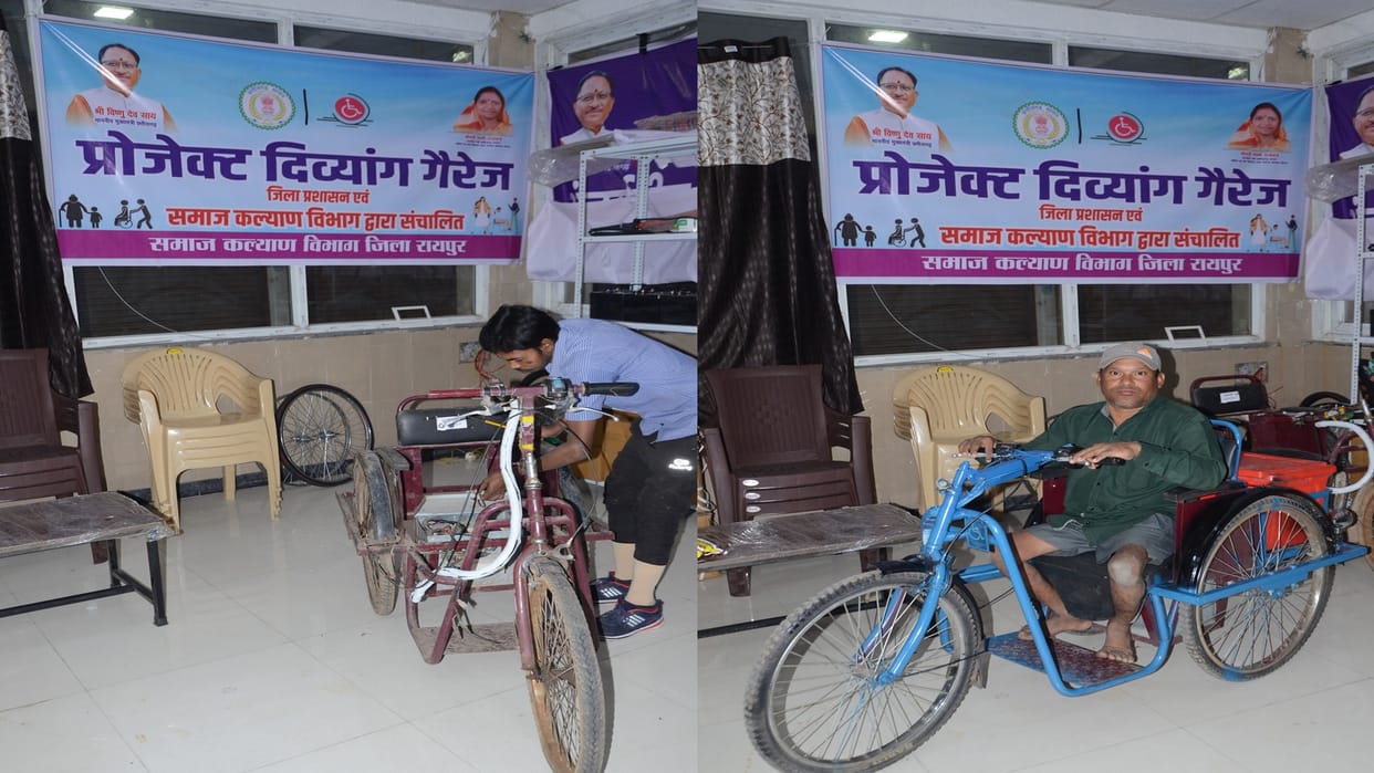 Raipur opens its first 'Divyang Garage': A unique initiative for free appliance repairs