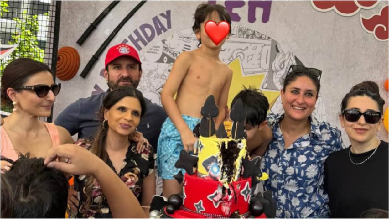 Kareena Kapoor and Saif Ali Khan younger son Jeh Turns Five actress soha ali khan extend wishes with photos