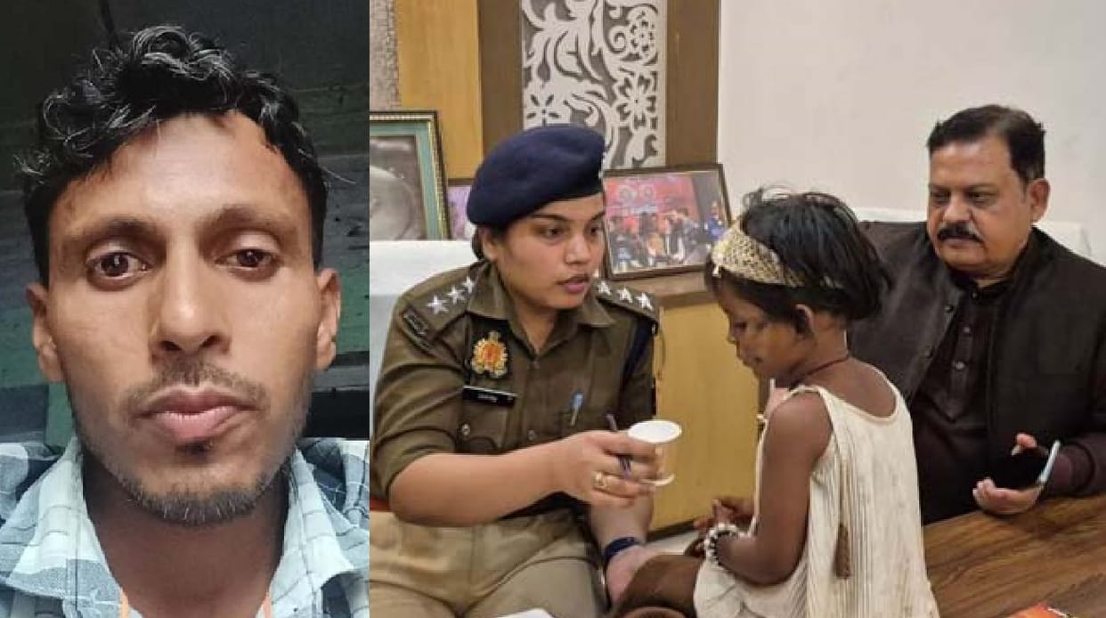 Kanpur A young man committed suicide by jumping from the third floor of hotel bringing his daughter with him