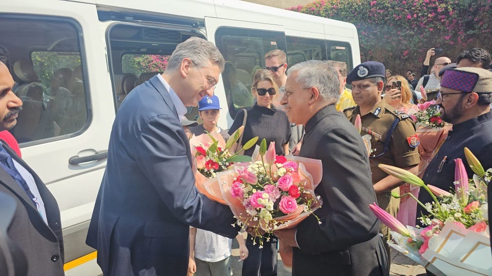 Croatian Prime Minister Andrej Plenkovic visited Taj Mahal in agra