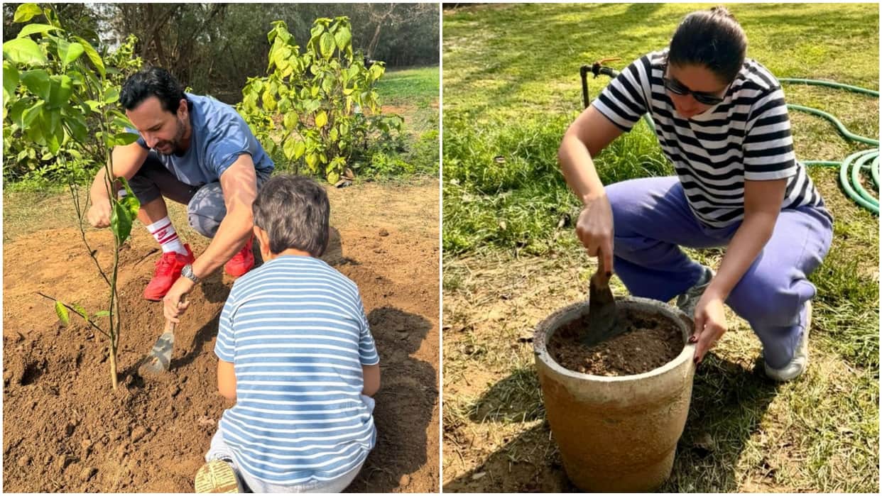 kareena kapoor khan celebrated son jeh 5th birthday by planting trees shares unseen photos