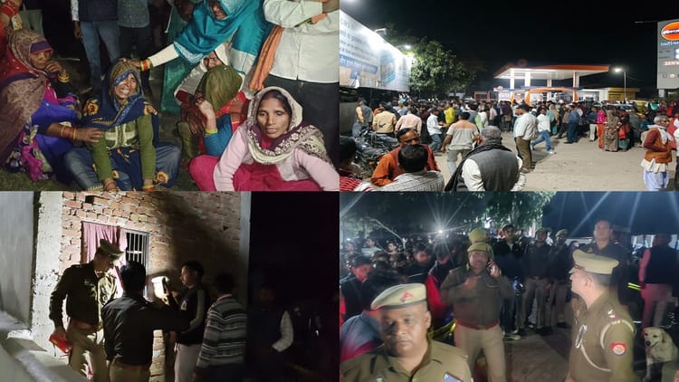 UP में बड़ी घटना: परिवार के पांच लोगों के मिले शव, फंदे पर लटका था पति; जमीन पर मिलीं पत्नी और बच्चों की लाशें