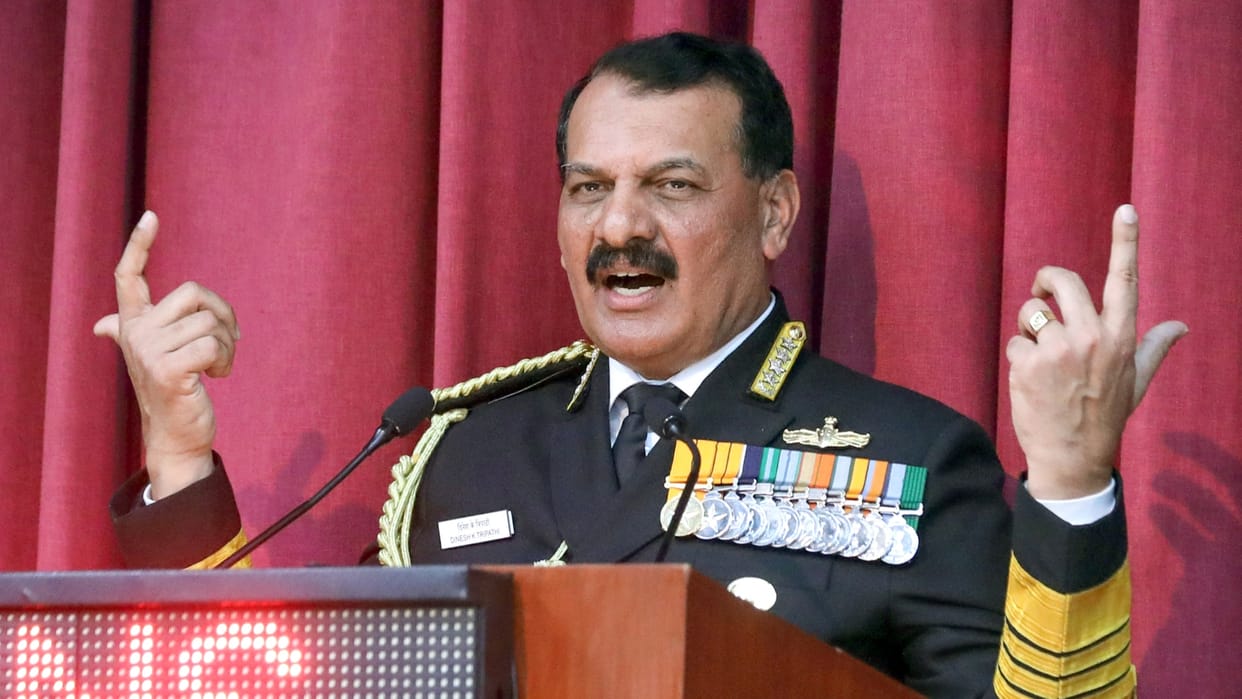 Navy chief Admiral Dinesh Tripathi calls for regional unity to tackle evolving maritime threats Piracy Drugs