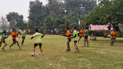 Varanasi Sports News of Olympian Lalit Upadhyay leads UP Police to victory in hockey competition