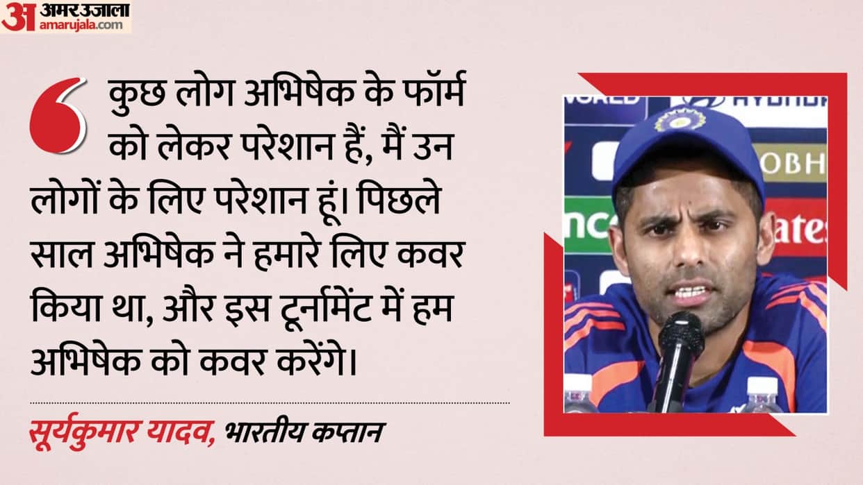 T20 World Cup 2026: Suryakumar Yadav speaks on Abhishek Sharma and Tilak Varma form