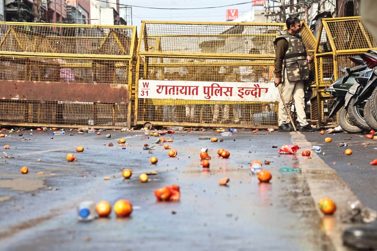 MP Politics Indore News Violent clash between BJP and Congress workers AI Summit Delhi