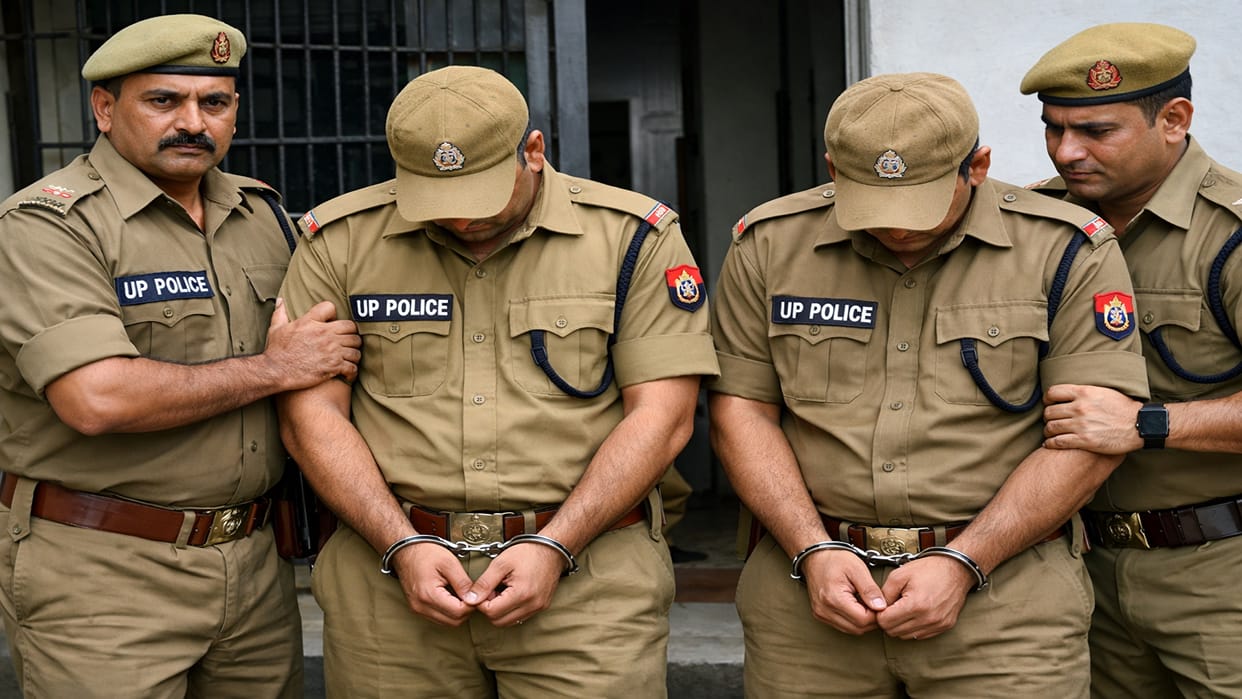 Prayagraj News Meerut police camped for six hours