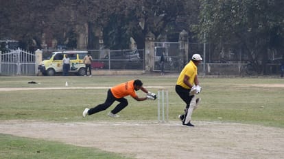Varanasi Sports News of Olympian Lalit Upadhyay leads UP Police to victory in hockey competition