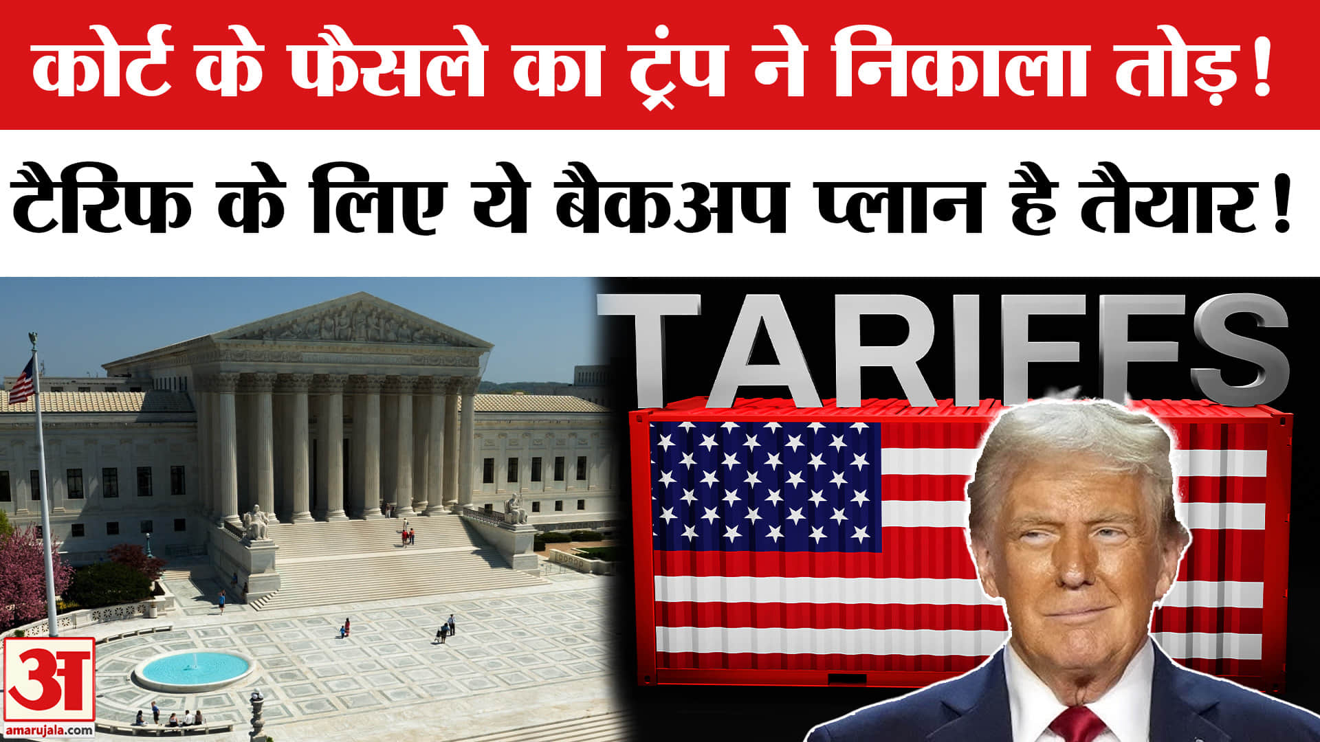 US Supreme Court on Trump Tariff: कोर्ट के फैसले पर ट्रंप का बैकअप प्लान तैयार! US Tariffs