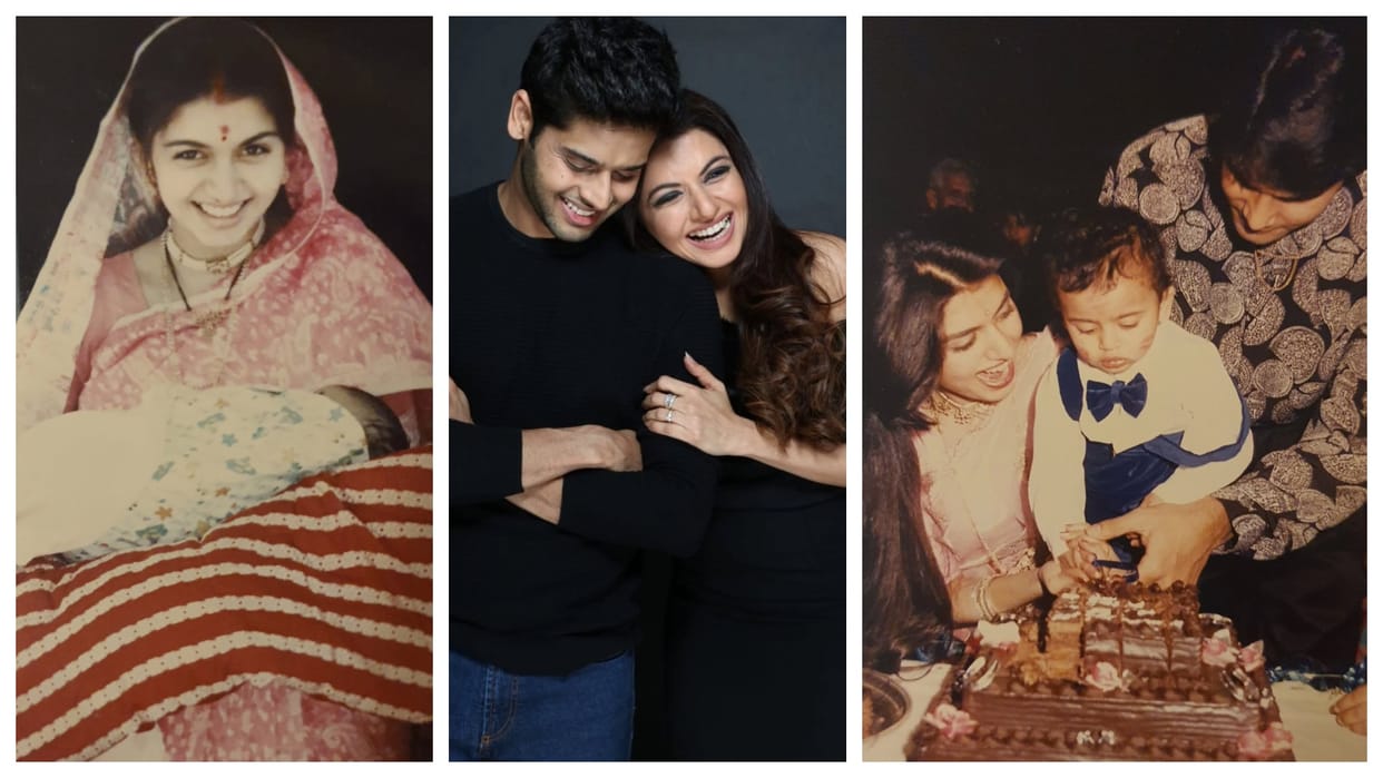 bollywood actress bhagyashree wishes son Abhimanyu Dasani happy birthday See Post
