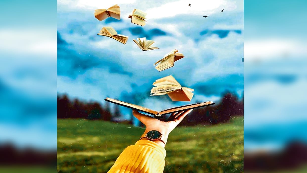 Books also speak scent of paper and voice of memories