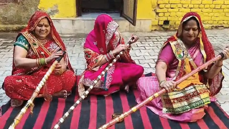 Preparations underway for Lathmar Holi in Barsana